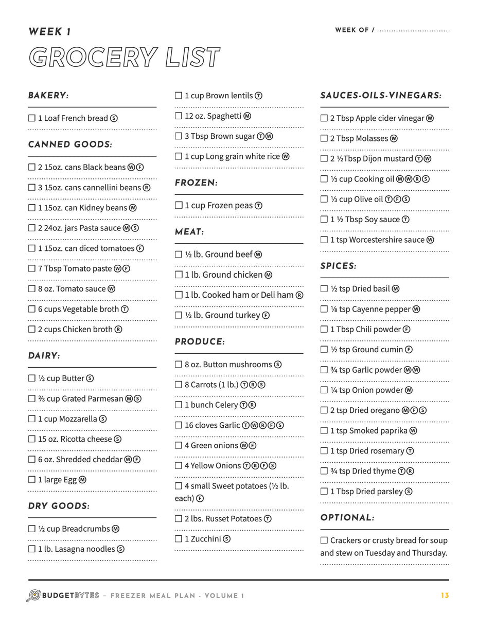 Freezer Friendly Meal Plan Volume 1 Budget Bytes freezer-friendly-meal-plan-volume-1-budget-bytes