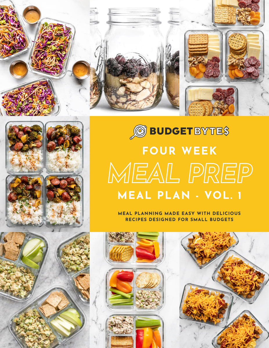 Meal Prep Meal Plan - Volume 1 – Budget Bytes