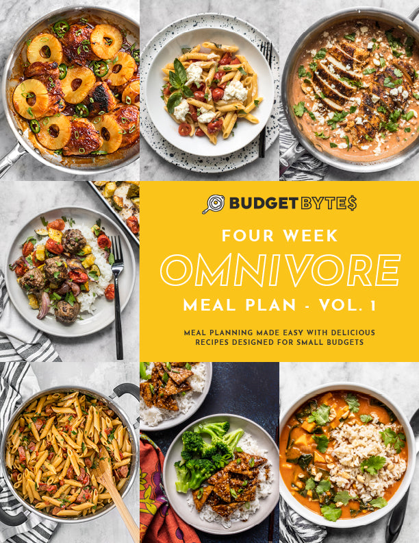 4 Week Omnivore Meal Plan Cover