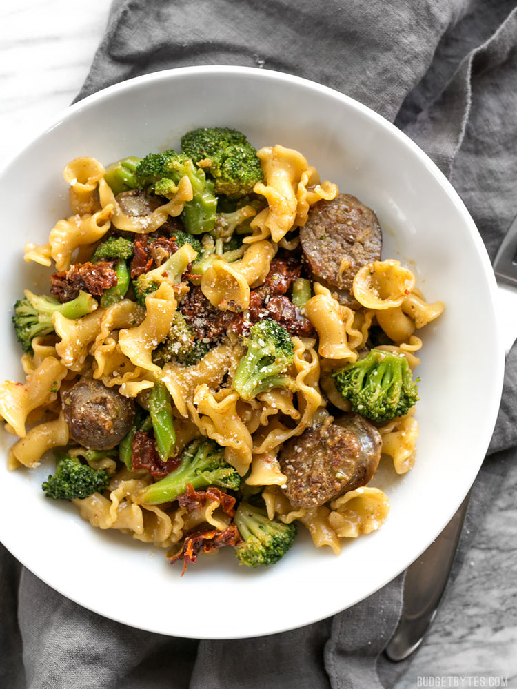 
                  
                    Load image into Gallery viewer, sausage and sun dried tomato pasta
                  
                