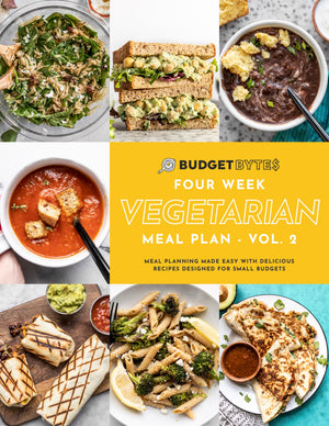 
                  
                    Load image into Gallery viewer, Cover of Vegetarian Vol. 2 meal plan
                  
                