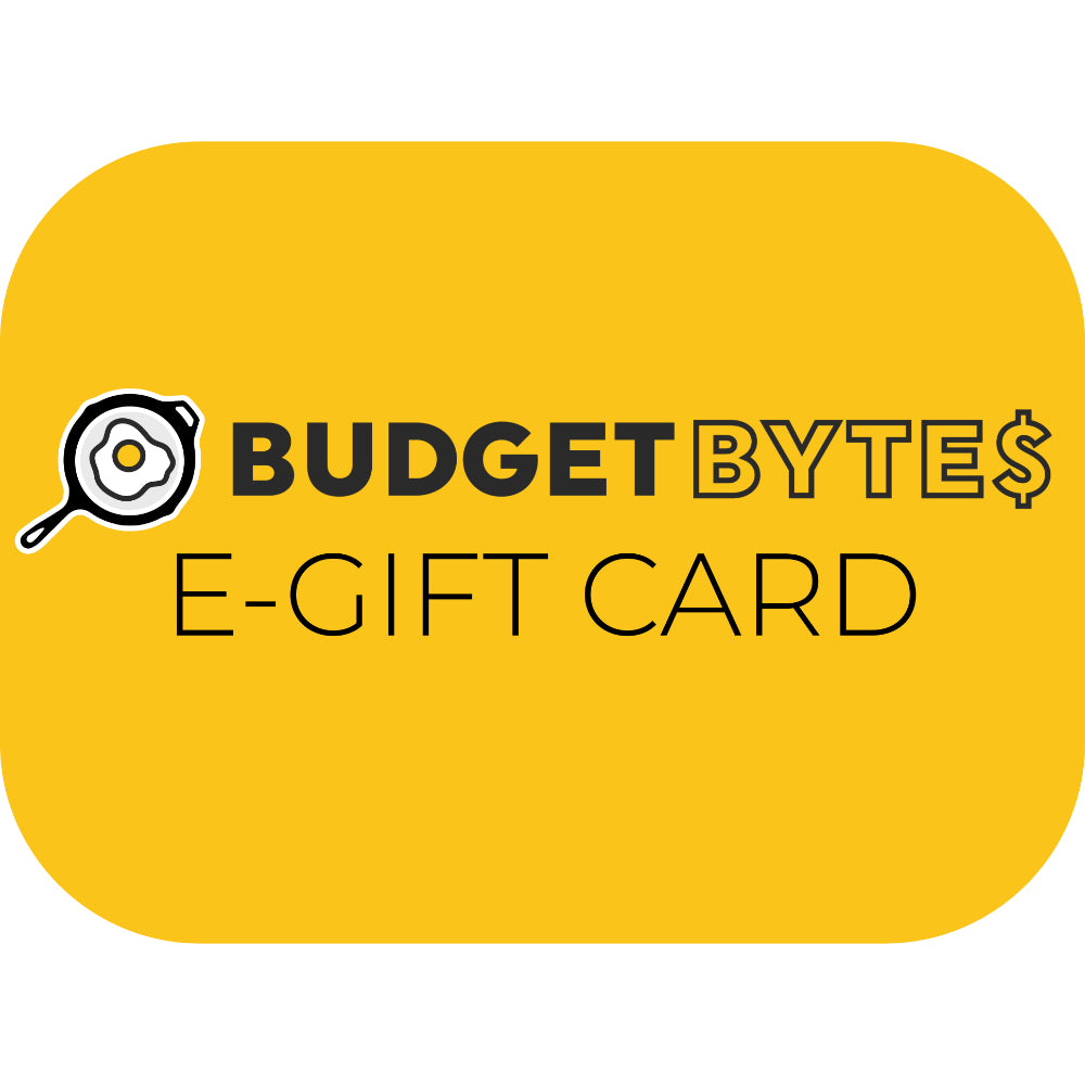 Meal plan gift card budget bytes
